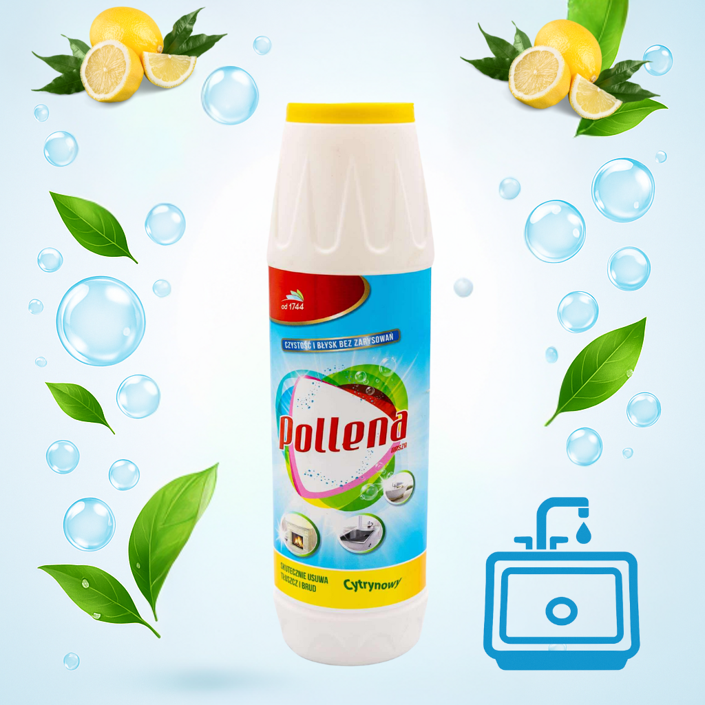 Proszek do czyszczenia, szorowania 1kg Zapach cytrynowy