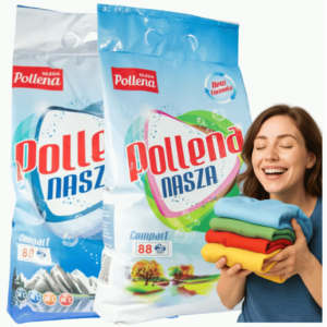 PROSZEK DO PRANIA BIAŁEGO I KOLORÓW POLLENA 2X6KG ZESTAW 2X88 PRAŃ POLSKI